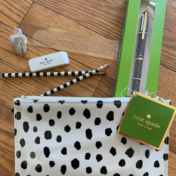 kate spade Other - Kate spade pencil pouch and pen set